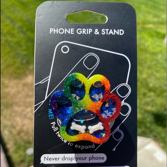 Dog paw water shaker popsocket ANY COLOR COMBO - Picture 1 of 1